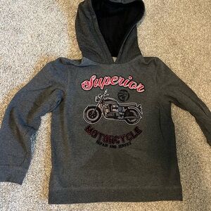 Epic Threads Gray and Black Sherpa-Lined Hoodie